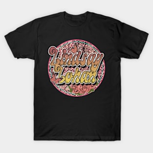 Proud To Lindsay Be Personalized Name Birthday 70s 80s T-Shirt